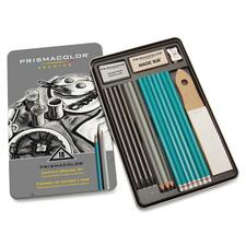 Newell SAN 24261 Prismacolor Premier Graphite Set - 8b, 6b, 4b, 2b, B,