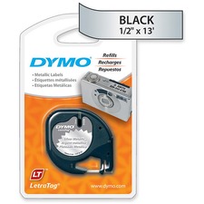 Newell DYM 91338 Dymo Letratag Label Maker Tape Cartridge - 12 - Direc