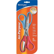 Acme ACM 13404 Westcott 8 Straight All-purpose Value Scissors - 8 Over