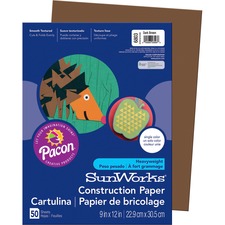 Pacon PAC 6803 Sunworks Construction Paper - Art - 0.40height X 12widt