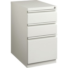 Lorell LLR 49528 Mobile File Pedestal - 3-drawer - 15 X 22.9 X 27.8 - 