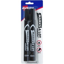 Avery AVE 18922 Averyreg; Large Permanent Markers - 5.08 Mm Marker Poi