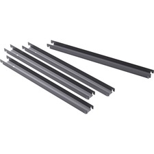 Lorell LLR 60565 Lateral File Front-to-back Rail Kit - Platinum Gray -