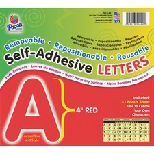 Pacon PAC 51621 Pacon Reusable Self-adhesive Letters - (uppercase Lett