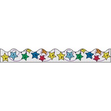 Pacon PAC 37900 Bordette Decorative Border - Stars Design - 2.25 X 25'