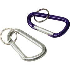 Baumgartens BAU 41020 3 Carabiner Key Ring - Aluminum - 1 Each - Assor