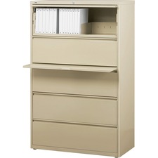 Lorell LLR 60441 Lateral File - 5-drawer - 36 X 18.6 X 67.7 - 5 X Draw