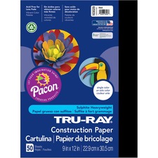 Pacon PAC 103029 Tru-ray Construction Paper - 12width X 9length - 50  