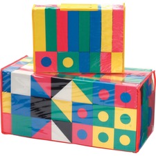 Pacon PAC 4389 Creativity Street 152-piece Wonderfoam Blocks - Assorte