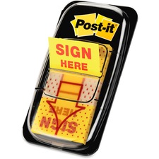 3m MMM 680SH12 Post-itreg; Message Flag Value Pack - 12 Dispensers - 6