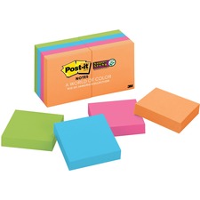 3m MMM 6228SSAU Post-itreg; Super Sticky Notes - Rio De Janeiro Color 