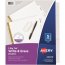 Avery AVE 23075 Averyreg; Big Tab Eraseable Write-on Dividers - 5 X Di