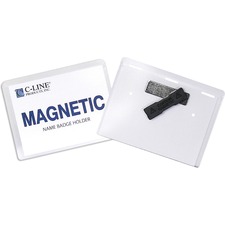 C-line CLI 92943 Magnetic Style Name Badge Holder Kit - Magnetic Style