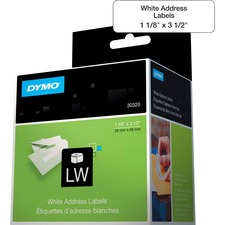 Newell DYM 30320 Dymo High-capacity Address Labels - 1 18 Width X 3 12