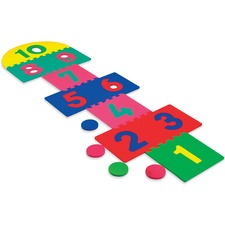 Pacon PAC 4384 Creativity Street Wonderfoam Hop Scotch Foam Mat - 12.5