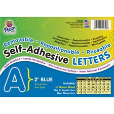 Pacon PAC 51653 Pacon Reusable Self-adhesive Letters - (uppercase Lett