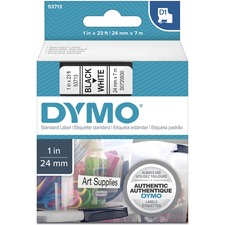 Newell DYM 53713 Dymo D1 Electronic Tape Cartridge - 1 - White - 1 Eac