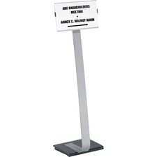 Durable DBL 481423 Durablereg; Info Sign Letter Floor Stand - 8.5 X 11