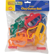 Pacon PAC 9780 Creativity Street Clay Cutter Set - Clay Craft - 11 Pie