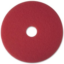 3m MMM 08391 Trade; Red Buffer Pad 5100 - 16 Diameter - 5carton X 16 D