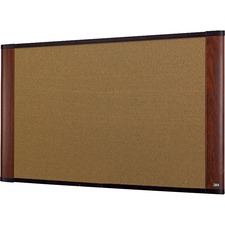 3m C3624MY Bulletin Board - 36 Height X 24 Width - Brown Cork Surface 