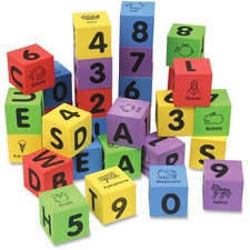 Pacon PAC 4416 Creativity Street Wonderfoam Numberletter Blocks Set - 