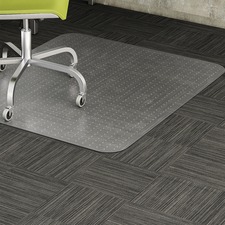 Lorell LLR 69160 Low Pile Rectangular Chairmat - Carpeted Floor - 60 L