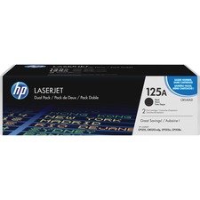 Original Hp HEW CB540AD Hp 125a (cb540ad) Toner Cartridge - Dual Pack 