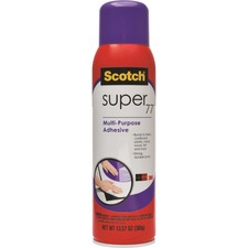 3m 7724 Scotch Super 77 Multipurpose Spray Adhesive - 13.57 Oz - 1 Eac