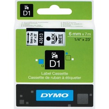 Newell DYM 43613 Dymo D1 Electronic Tape Cartridge - 14 Width - Therma