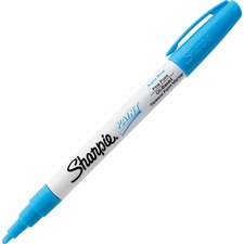 Newell SAN 35548 Sharpie Paint Marker - Fine Marker Point - Aqua Oil B