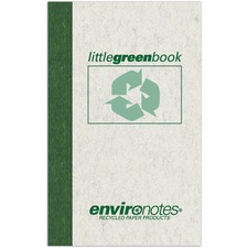 Roaring ROA 77356 Roaring Spring Little Green Memo Book 5x3 - 60 Sheet