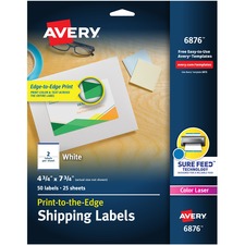 Avery 06876 Averyreg; Print-to-the-edge 2sheet Shipping Labels - Perma