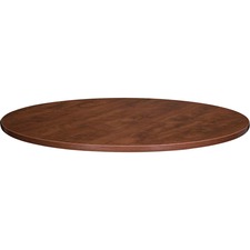 Lorell LLR 87321 Essentials Conference Table Top - Cherry Round Top - 