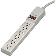 Fellowes FEL 99000 6 Outlet Power Strip - 3-prong - 6 X Nema 5-15r - 4