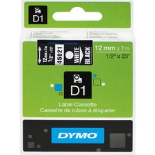 Newell DYM 45021 Dymo D1 Electronic Tape Cartridge - 12 Width - Therma