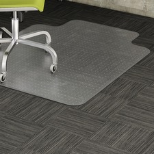 Lorell LLR 69157 Standard Lip Low-pile Chairmat - Carpeted Floor - 48 