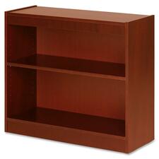 Lorell LLR 89050 Two Shelf Panel Bookcase - 36 X 12 X 30 X 0.8 - 2 She