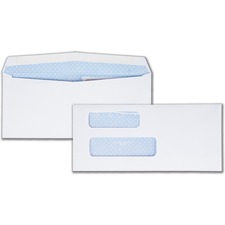 Quality QUA 24527 Quality Park Double Window Gum Closure Envelopes - B