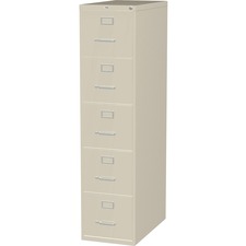 Lorell LLR 48497 Commercial Grade Vertical File Cabinet - 5-drawer - 1