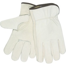 Mcr MCS 3211M Leather Driver Gloves - Medium Size - Leather - Beige - 