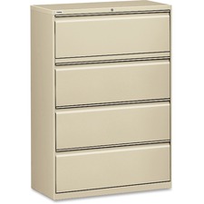 Lorell LLR 60444 Lateral File - 4-drawer - 36 X 18.6 X 52.5 - 4 X Draw