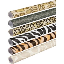 Pacon PAC 56920 Fadeless Safari Print Roll - Table Skirting, Display, 