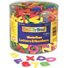 Pacon PAC 4304 Creativity Street Wonderfoam Tub Of Lettersnumbers - As