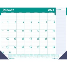 House KD-S4X1X Expresstrack Desk Pad Calendar - Julian Dates - Monthly