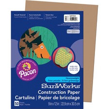 Pacon PAC 6903 Sunworks Construction Paper - Art - 0.40height X 12widt