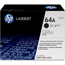 Original Hp CC364A Hp 64a () Toner Cartridge - Single Pack - Laser - 1