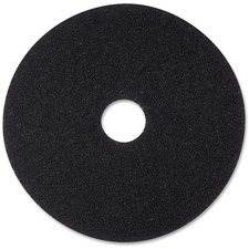 3m MMM 08374 Trade; Black Stripper Pad 7200 - 12 Diameter - 5carton X 