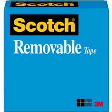 3m MMM 811341296 Scotch Removable Magic Tape Roll - 36 Yd Length X 0.7