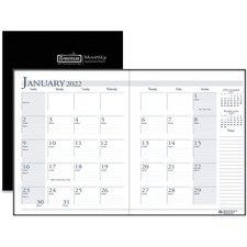 House HOD 26002 Economy Stitched Cover Monthly Planner - Monthly - 1.2